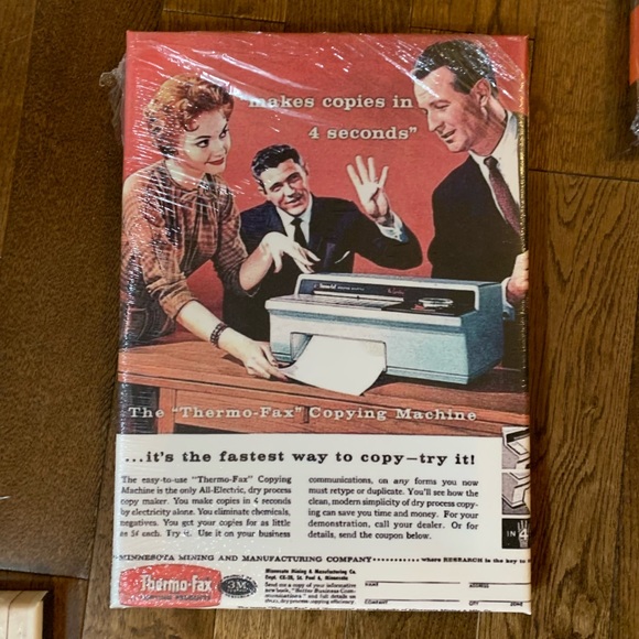 Set of 5 vintage office supply advertisements - Picture 3 of 7